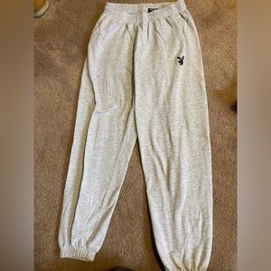 Women’s Grey Playboy by Pacsun Jogger Sweatpants